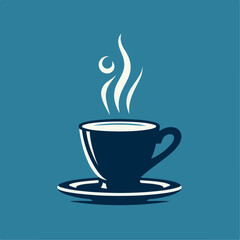 coffee cup glass vector illustration