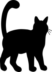 black cat silhouettes