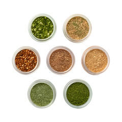 variety of spices in bowls