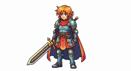 the girl with a sword