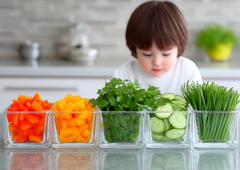 Colorful Veggies for a Child
