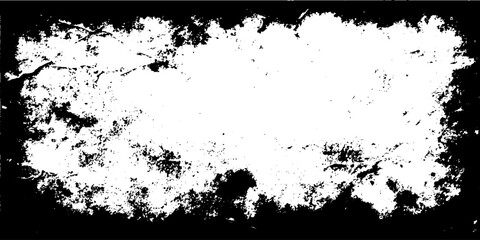 Isolated Grunge Frame Texture Design