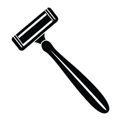 silhouette of a shaving razor.