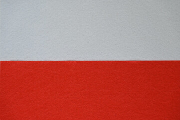 Minimalistic red and gray felt paper background texture