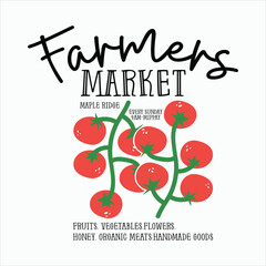 Farmers Market  Book Funny Quote T-Shirt Design