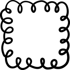 Hand drawn decorative frame