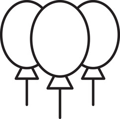 Balloon Vector Icon Stock Illustration