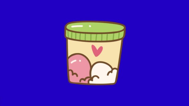 vector illustration of a ice cream