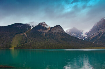 Emerald Lake .Canadian Rocky Mountain Resorts British Columbia.