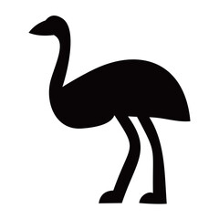 Animal vector silhouette , clip art, and symbol. Shilhouette of  animal concept and simple design