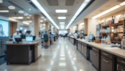 - Original name(s): abstract defocused blurred technological space background, a retail mall or a vacant corporate corridor. Defocused background of a contemporary laboratory in a medical and hospital