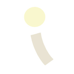 シンプルなクリーム色の風鈴