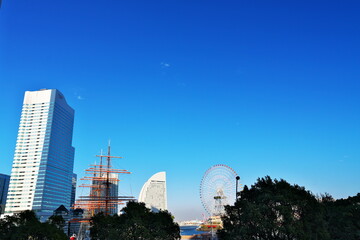 大都市横浜の空