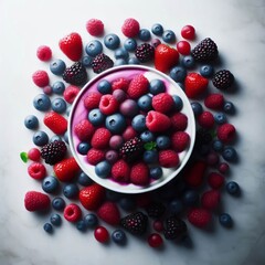 Berry Bliss Complexity Low Style Minimalist Deep reds purples an