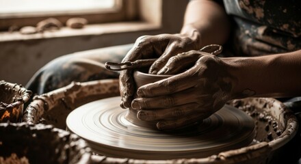 Crafting Clay The Art of Pottery on a Potter's Wheel