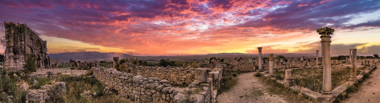 Ancient Ruins of Volubilis, Morocco