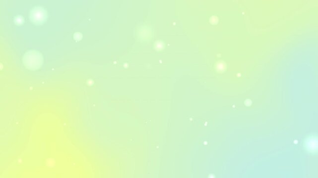Light green and yellow gradient with white dots particle suitable for background designs spring or summer themed prints and natureinspired projects