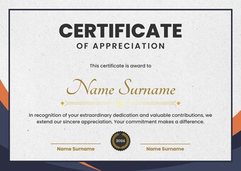 award certificate template design, Certificate of Appreciation template, Certificate of achievement, awards diploma. day 231