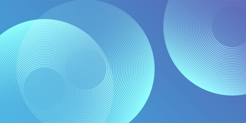 Modern Blue Tech Circle Finance Fintech Background Abstract Pixel Abstract Modern