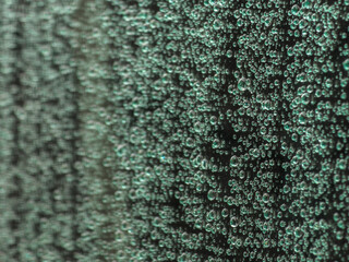 water drops on car window during the rain