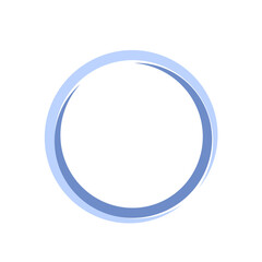 blue circle logo frame element grafis