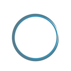 blue circle logo frame element grafis