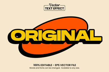Retro vintage text effect, Editable text effect