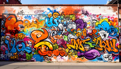 graffiti on the wall