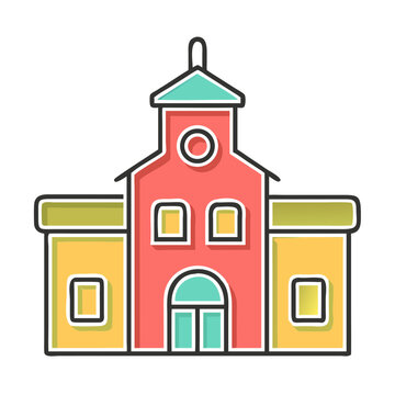 Vector Illustration of School