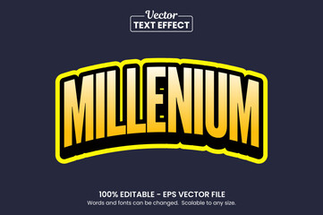 Retro vintage text effect, Editable text effect