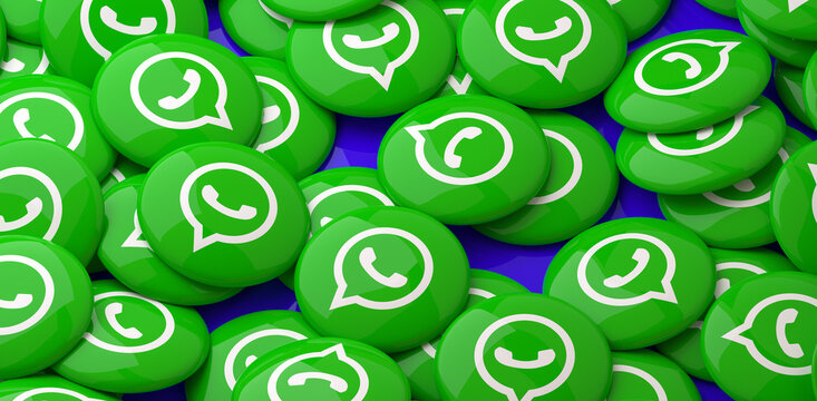 WhatsApp Social Media Icons Background