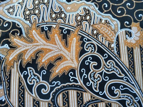unique batik motifs typical of Indonesia