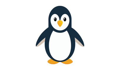 Naklejka premium Cute cartoon penguin illustration for kids