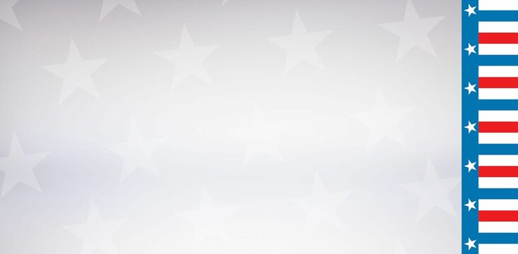 Naklejki American flag against stary background