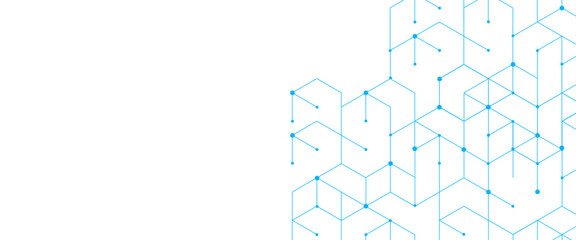 Vector abstract geometric background with polygonal lines background