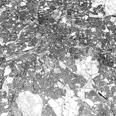 Naklejka premium 3D illustration of city and urban in Birmingham England