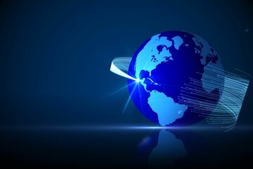 Global technology background