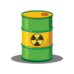 Toxic waste barrel