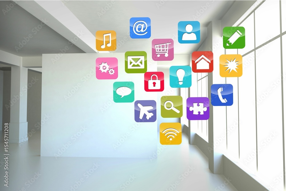 Poster computing application icons