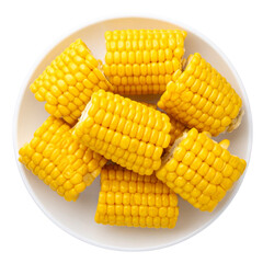 corn isolated on white background