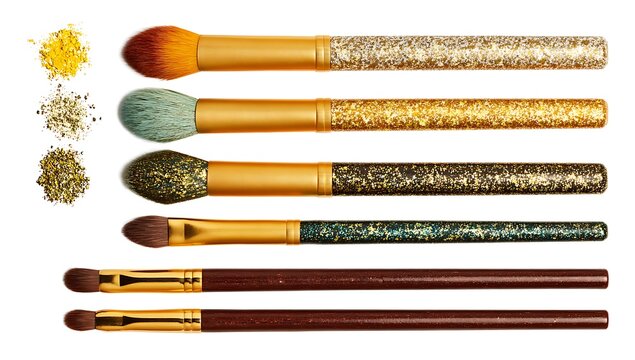 Vibrant photo of pony Hair Professionelle Make Up Eye Shadow Brush Set Biller & Fotoen.