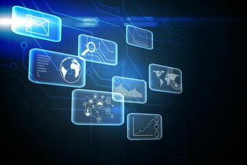Futuristic technology interface