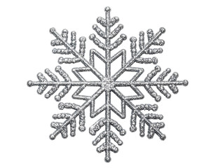 Detailed snowflake design with intricate patterns and textures