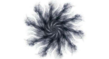 Obraz premium Abstract Spiral Smoke Swirl