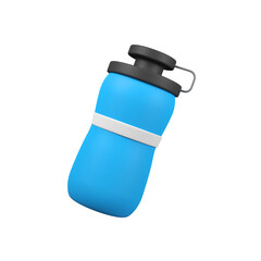 Water Bottle isolated 3d render icon illustration