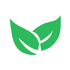 Leaves icon set. Leaves icon on transparent background. Collection green leaf. Eco leaves collection. Ecological concept.