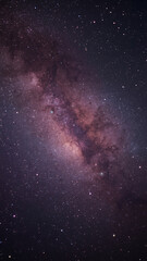 Fototapeta premium Galaxy background with Milky Way's central region, showcasing a breathtaking cosmic view suitable for astronomy, science fiction, or space-themed designs.