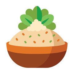 Brown Rice with Steamed Vegetables