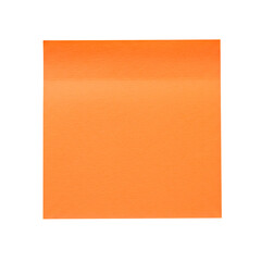 Fototapeta premium Single-Color Note Paper with Subtle Texture, Isolated on White or Transparent Background