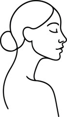 silhouette of a woman